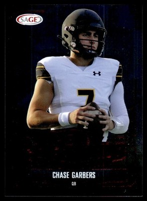 Chase Garbers 2022 SAGE Peak Performance Rookie Card RC #PK-CG California Golden