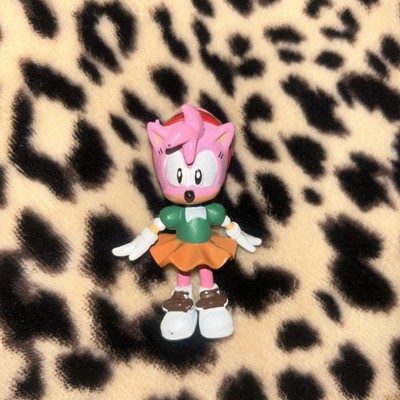 VINTAGE CLASSIC AMY ROSE SONIC THE HEDGEHOG  2'' 1/2 SEGA JAZWARES ACTION FIGURE 