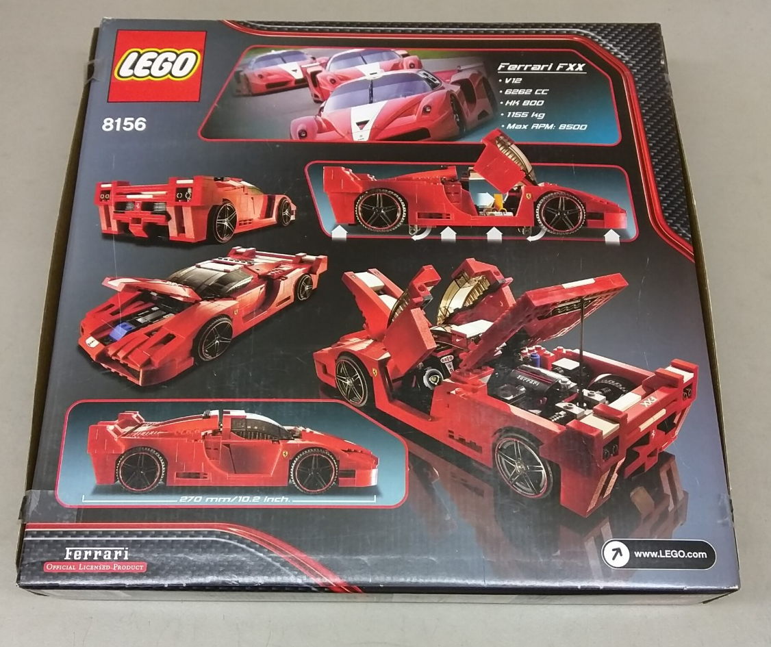 LEGO Racers 8156 Ferrari FXX 1:17 NEW! RARE! Red Sports Race Car