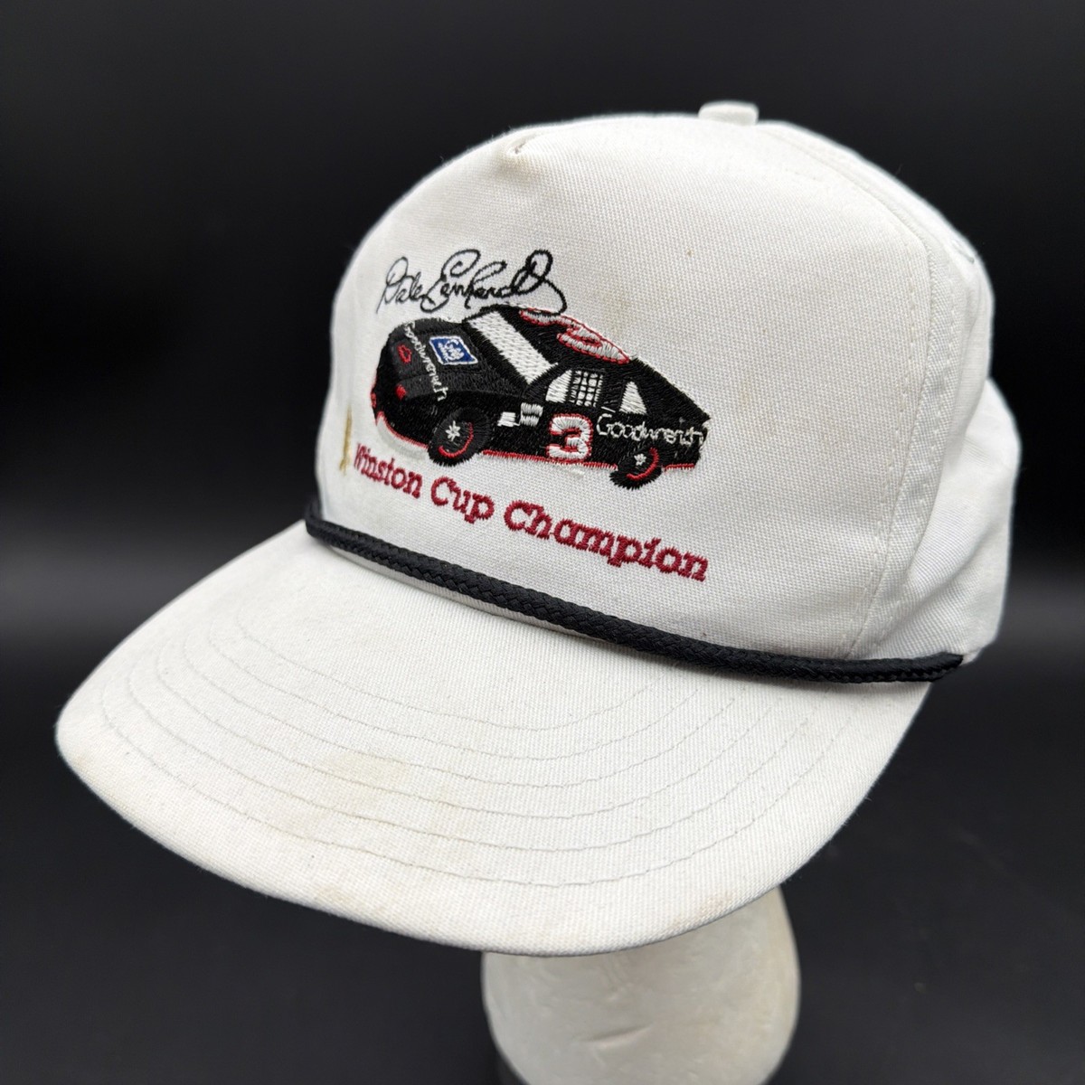 Vintage Dale Earnhardt Winston Cup Snapback Rope Hat Cap 1989