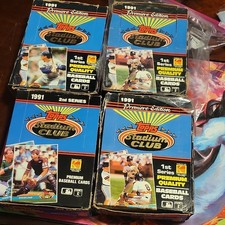 1991 Topps Stadium Club Baseball Cards 19