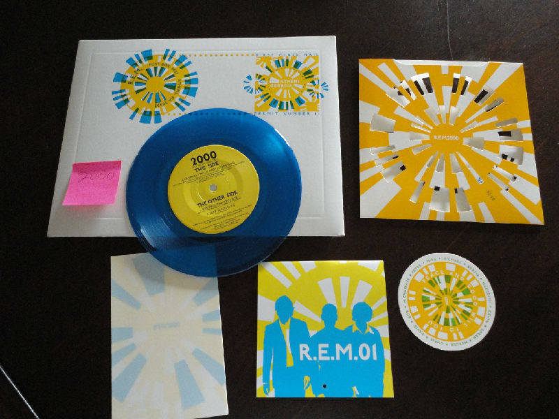 2000 R.E.M. REM Xmas Christmas Fan Club Single Vinyl Complete Record