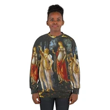 Sandro Botticelli La Primavera Flora Venus Renaissance Fine Art Print Sweatshirt