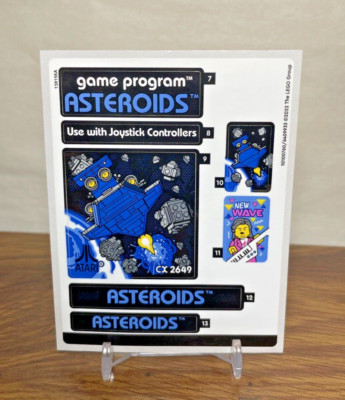 Lego Icons 10306 Atari 2600 - Sticker Sheet #2 Asteroids