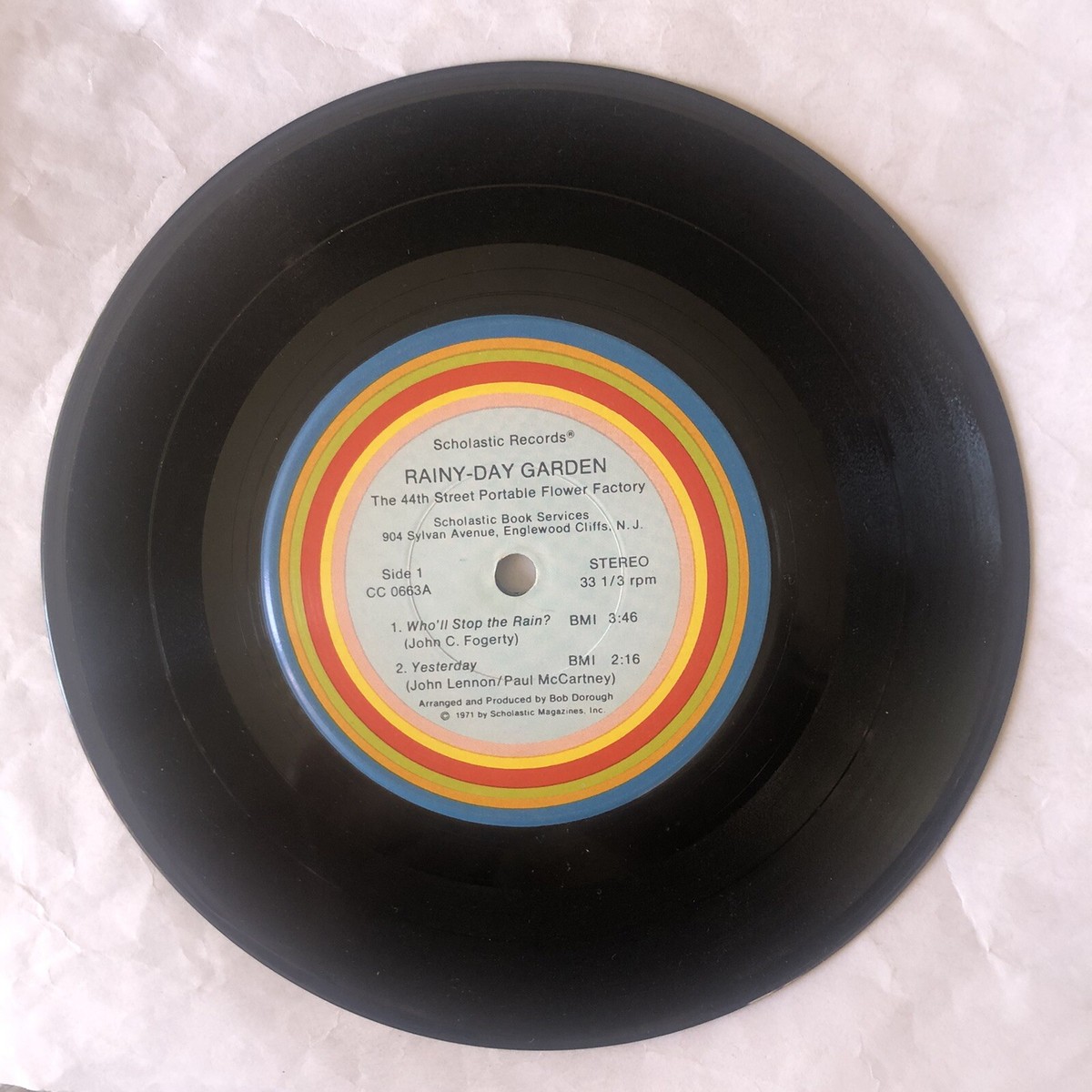The 44th Street Portable Flower Factory - Rainy Day Garden 33 RPM