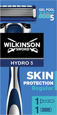 Rasoio Wilkinson Hydro 5 Skin Protection Manico+1 Testina 5 Lame Rasoio per Uomo