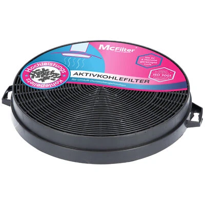 MCFILTER Aktivkohlefilter Dunstabzugshaube 210 mm für Whirlpool Bauknecht 481281718524
