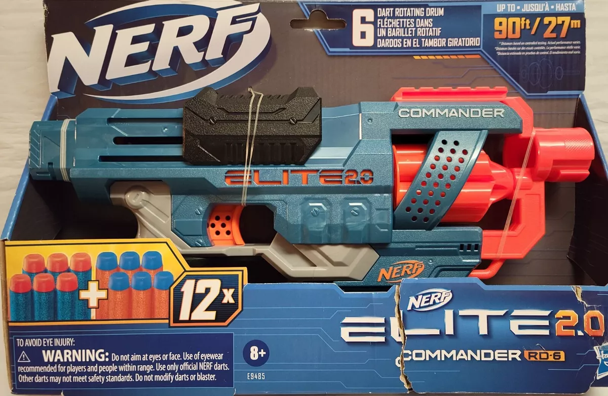 NERF Elite 2.0 E9485 Commander RD-6 Blaster 630509944439