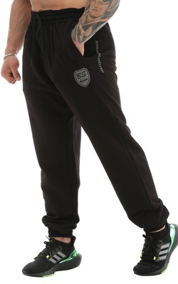 BGSM Track Pants Sweatpants Trackpants Bodybuilding Gym men 1368-PNT-BLACK