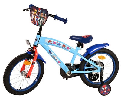 16 Pulgadas Bicicleta Niño Marvel Spider-Man Azul, Rojo 4-6 Años