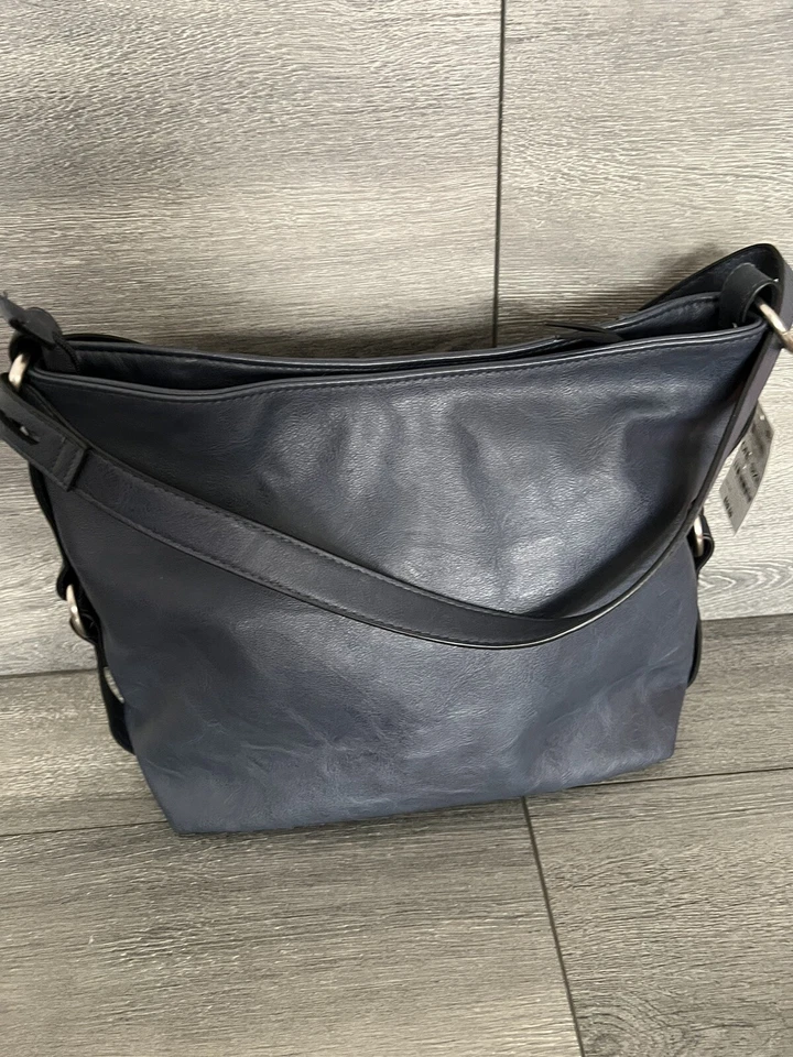 Bolso Hobo Bolsillo Carga INC International Concepts Azul Marino B000268 Foto 4 de 4