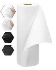 Medium Weight 12"X 30 Yards Fusible Interfacing for Sewing,Iron-On Non-Woven Int