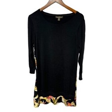 Tommy Bahama Sweaterdress Black Size Medium