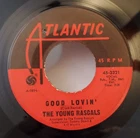 Lot of 2 Rascals GOOD LOVIN'/I AIN'T GONNA EAT MY HEART ANYMORE (45)#2321 / 2312
