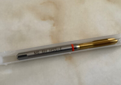 Accupro M6 x 1,0 HSS Spiralspitze TiN beschichtet Universal Maschinengewindebohrer HHP-30238H