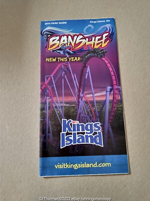 KINGS ISLAND BANSHEE, 2014 Amusement Park Brochure Opening Season