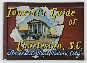 1940 Charleston South Carolina Tourist Guide Vintage Booklet Historic City Teich