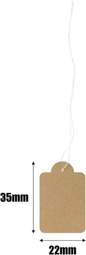 200Pcs Kraft Price Tags with String Attached, Labels Display Tags Paper Tags - Picture 3 of 10