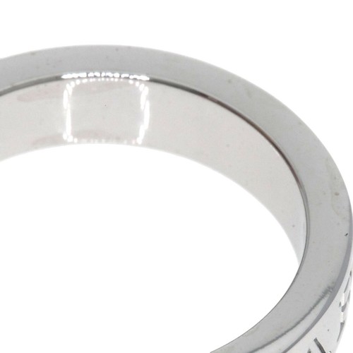 BVLGARI Ring Double logo Diamond K18 White Gold - Picture 8 of 8
