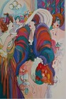 Isaac MAIMON  "Reception"  1995 LARGE Original Serigraph Pencil Signed 225/275 — photo 7