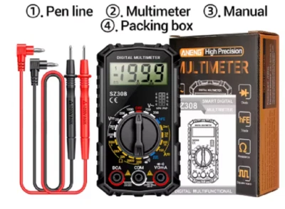 ANENG multimètre numérique électricien appareil de mesure digital bip sonore voltmètre