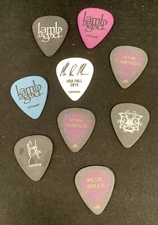 Lamb of God Guitar Pick Lot of 9 Mixed Campbell Adler Morton Custom Tour Model