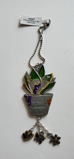 GANZ CAR CHARM WITH CHAIN FOR REAR-VIEW MIRROR - CRAZY PLANT LADY