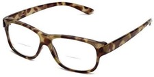 Calabria 4375CB Women Bi-Focal Reading Glasses w/Match Case Tokyo Tortoise 2.5