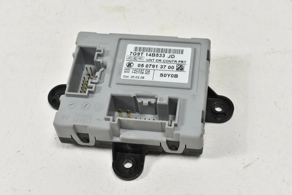 JAGUAR XF FRONT LEFT DOOR CONTROL MODULE ECU 7G9T-14B533-GF - Image 3 of 4