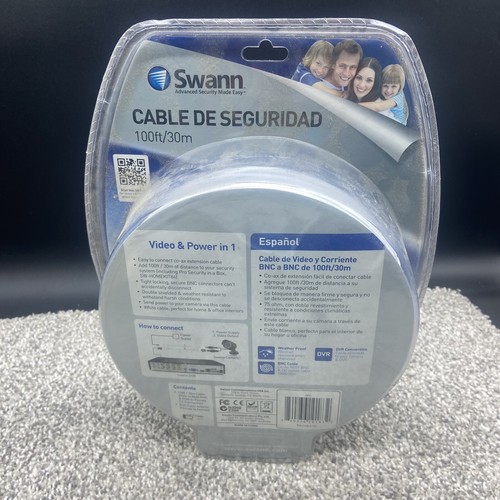 Swann Security System Cable Video & Power 100ft/30M BNC Connection NEW IN BOX - Picture 2 of 3