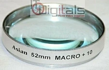 52mm Macro +10 Close-Up Glass Lens Filter 52 mm 