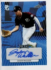 2023 Leaf Perfect Game Showcase Prismatic Blue Auto #MA-JW1 Jaxon Walker 7/9