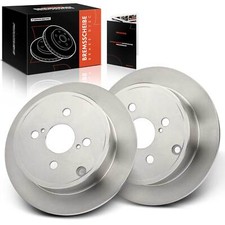 2x Rear Brake Discs Solid 257mm for Toyota Corolla 2001-2007 08A33110 986479086