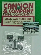 Cannon & Co. HO #1904 Electrical Cabinet Air Filter Boxes, Built-In - More Below