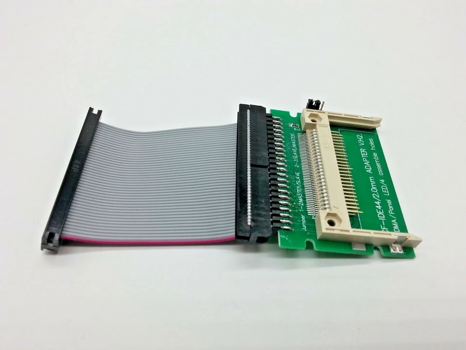 RETRO READY Nuevo adaptador CF IDE 44 PINES + cable IDE de 2,5" para Amiga 600 Amiga 1200