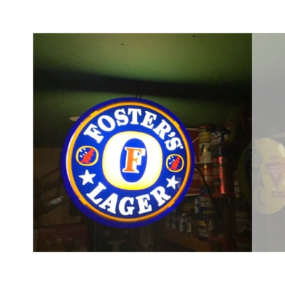 FOSTER'S LAGER 電光看板 Original Foster's Lager Australian FOSTER'S LAGER 電光看板 Original Foster's Lager Australian