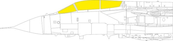 Eduard Accessories EX824 -1:48 Tornado ECR TFace for Eduard/Revell - New
