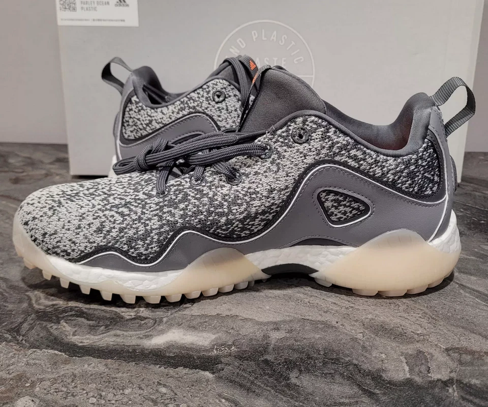 Adidas CODECHAOS 21 PrimeBlue Men's Golf Boost Shoes Grey Orange Size 11 FX6625 - Image 2 of 4