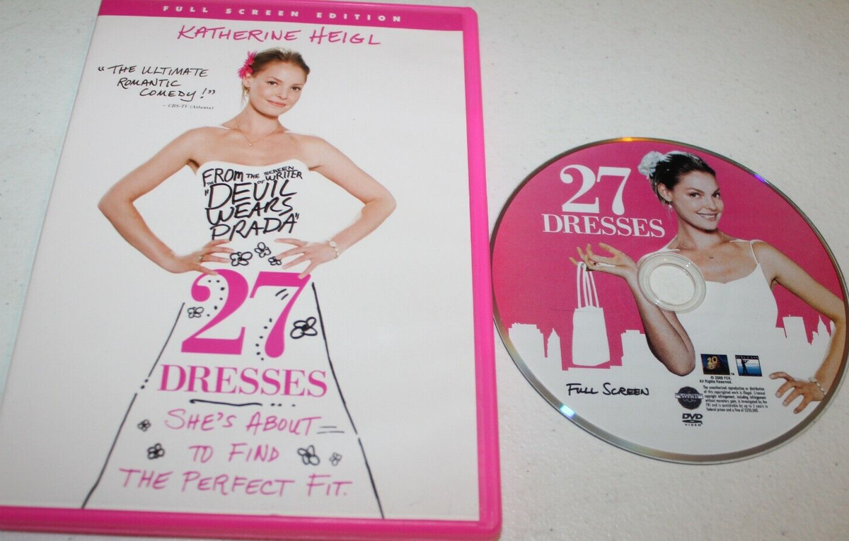 27 Dresses (DVD 2008, Full Frame) Katherine Heigl, Peyton