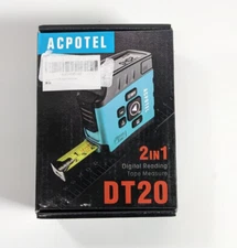 ACPOTEL 2-in-1 Digital Tape Measure (DT20)