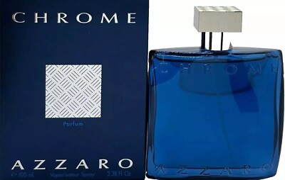 Chrome Parfum by Azzaro for men 3.38 oz/ 3.4 oz Spray for Men