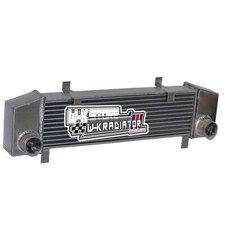 2 Rows All Aluminum Intercooler 34x8x3.5 For Eclipse 1g 2.5 Inletoutlet Turbo