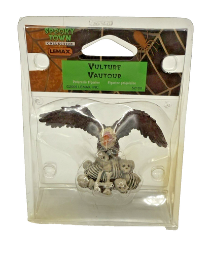 Lemax Spooky Town Halloween Collection Vulture Vautour Polyresin Figurine - Picture 2 of 9