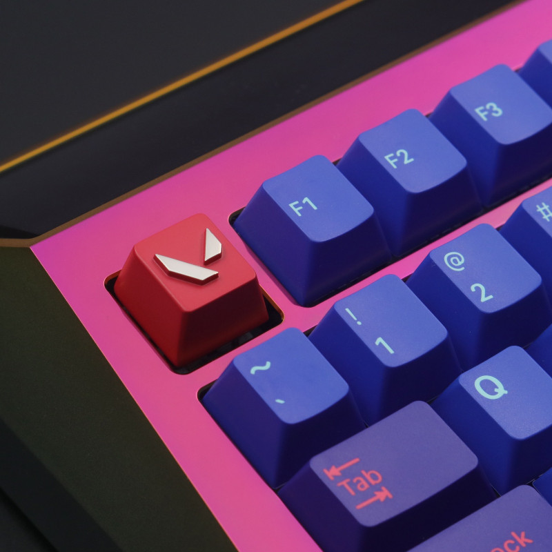 Valorant Game Theme Keycap Zinc Alloy Keycap For Cherry MX Mechanical Keyboard