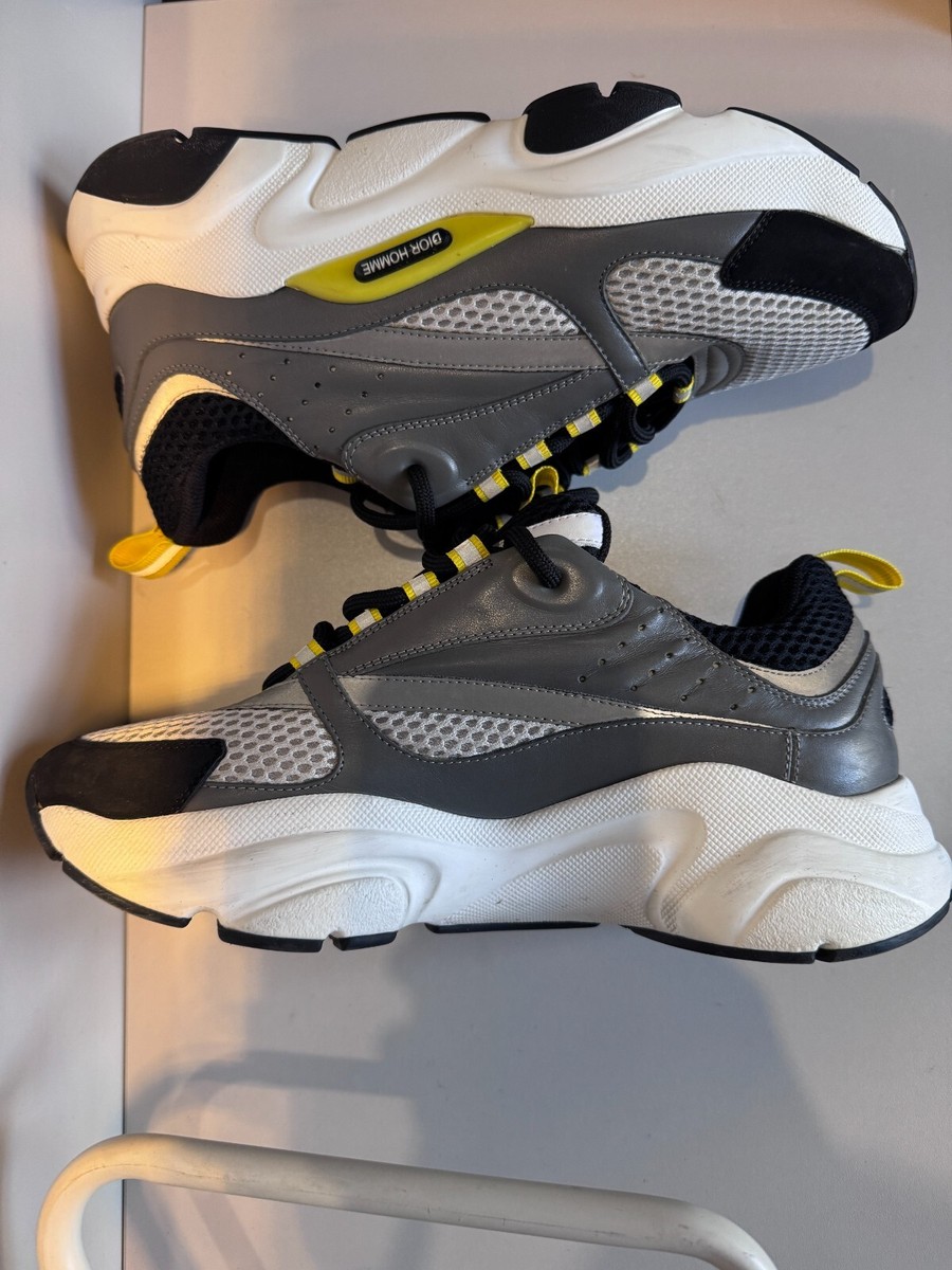 DIOR イエロー グレー スニーカー F. 0032142 DIOR Homme B22 Grey Yellow size 40 | eBay