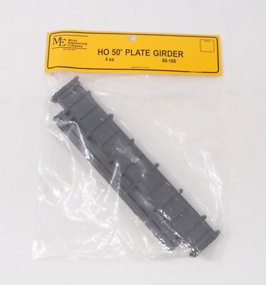 Micro Engineering Company 80-166, 50' Plate Girder, 4 Pieces, HO Scale