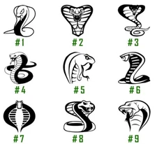 Cobra Vinyl Decal Sticker Car Window Design Wall Laptop Snakes GI Joe Reptile