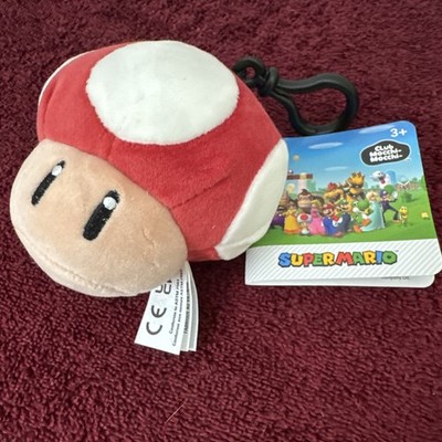 Nintendo Super Mario Bros 2026 Red Mushroom 4'' Plush Keychain Club Mocchi-Mocchi