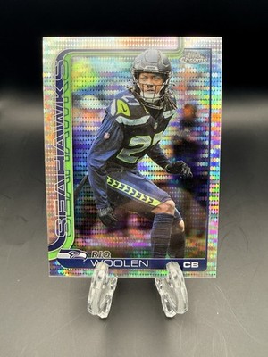 2025 Topps Chrome NFL Riq Woolen Pulsar Refractor Seattle Seahawks #278