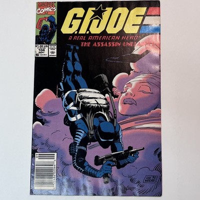 G.I. Joe:  A Real American Hero #104 (1990) Marvel Comics Newsstand Edition